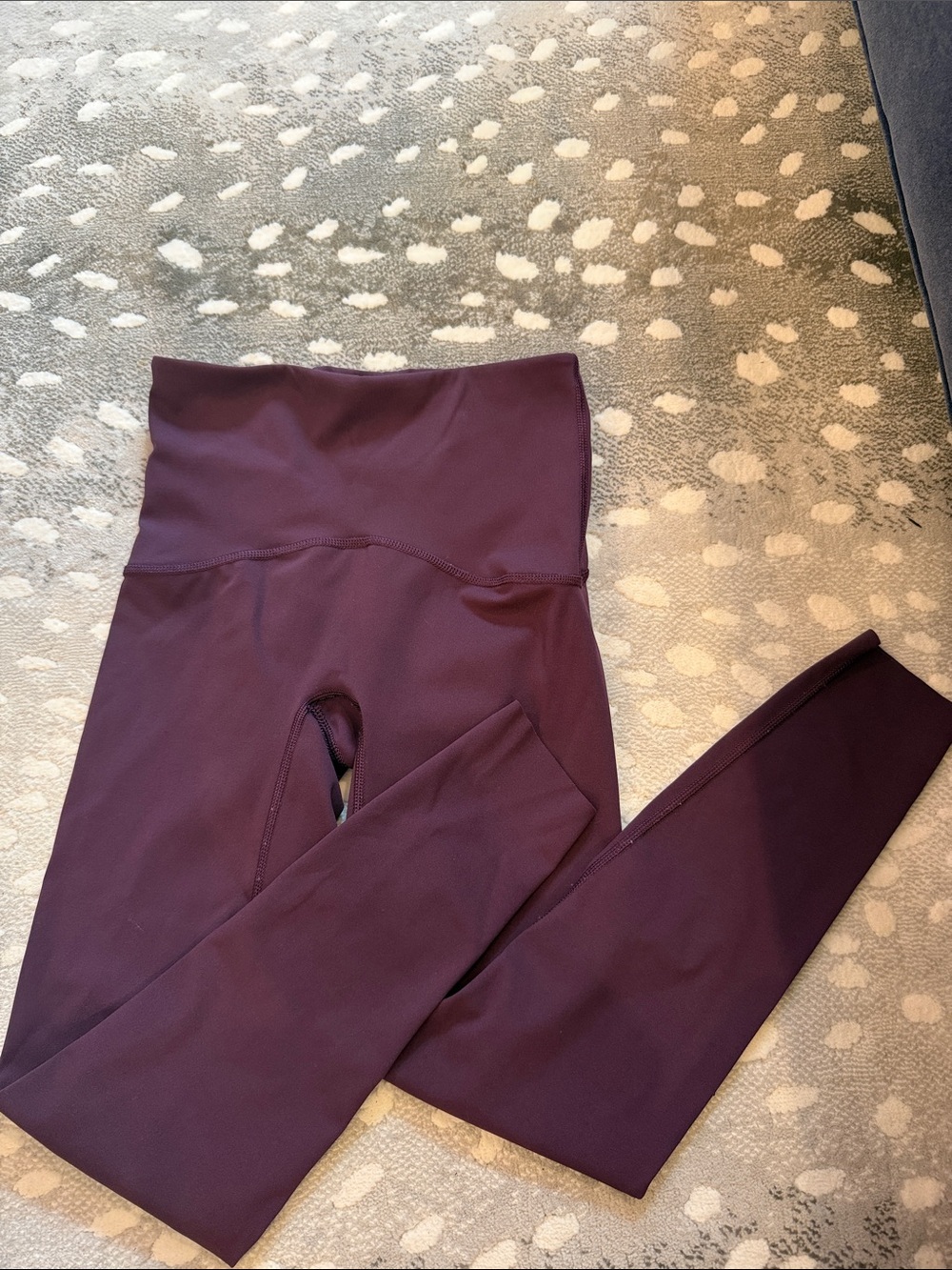 Spanx High-Waisted Plum Leggings